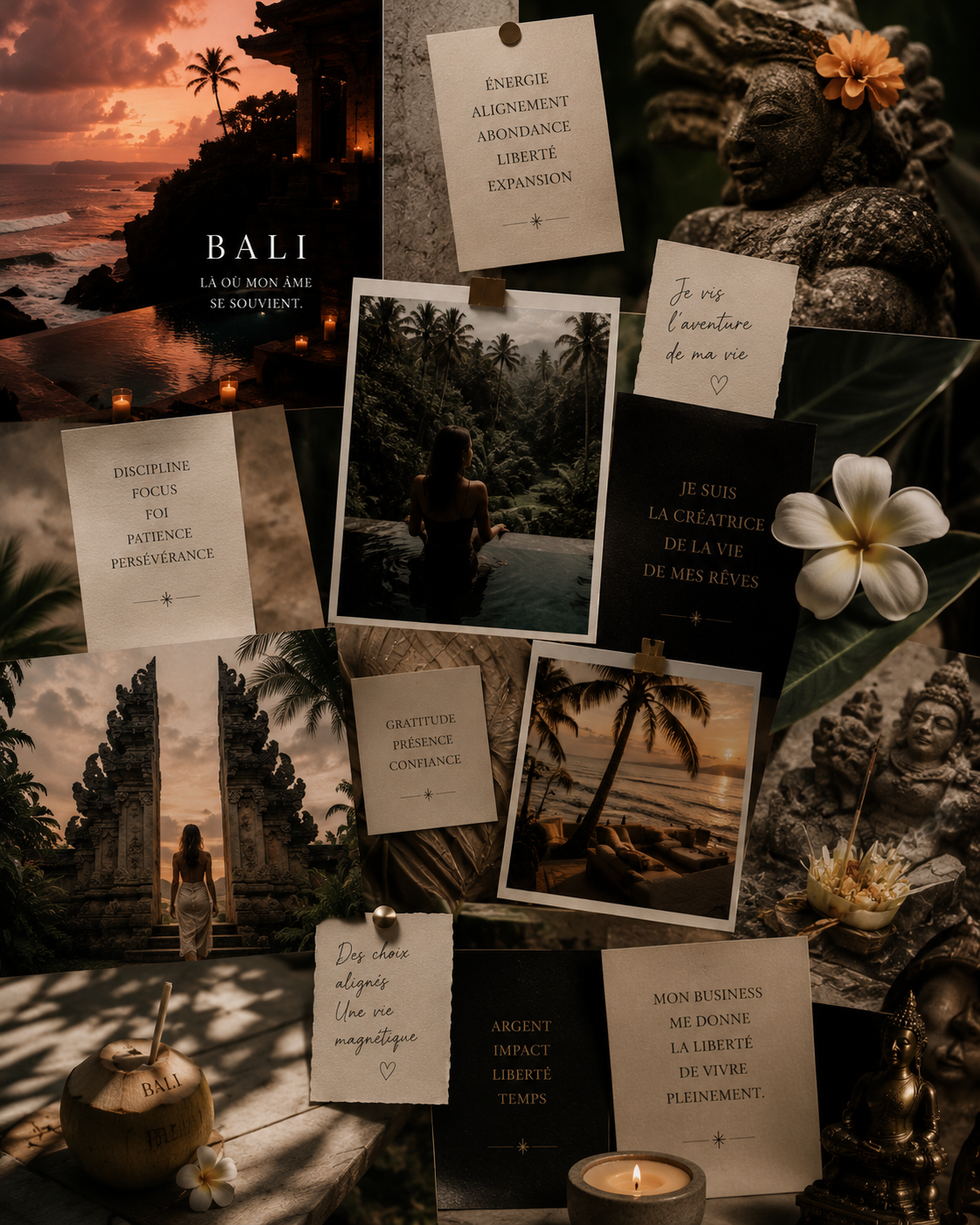 Bali — Vision board de transformation